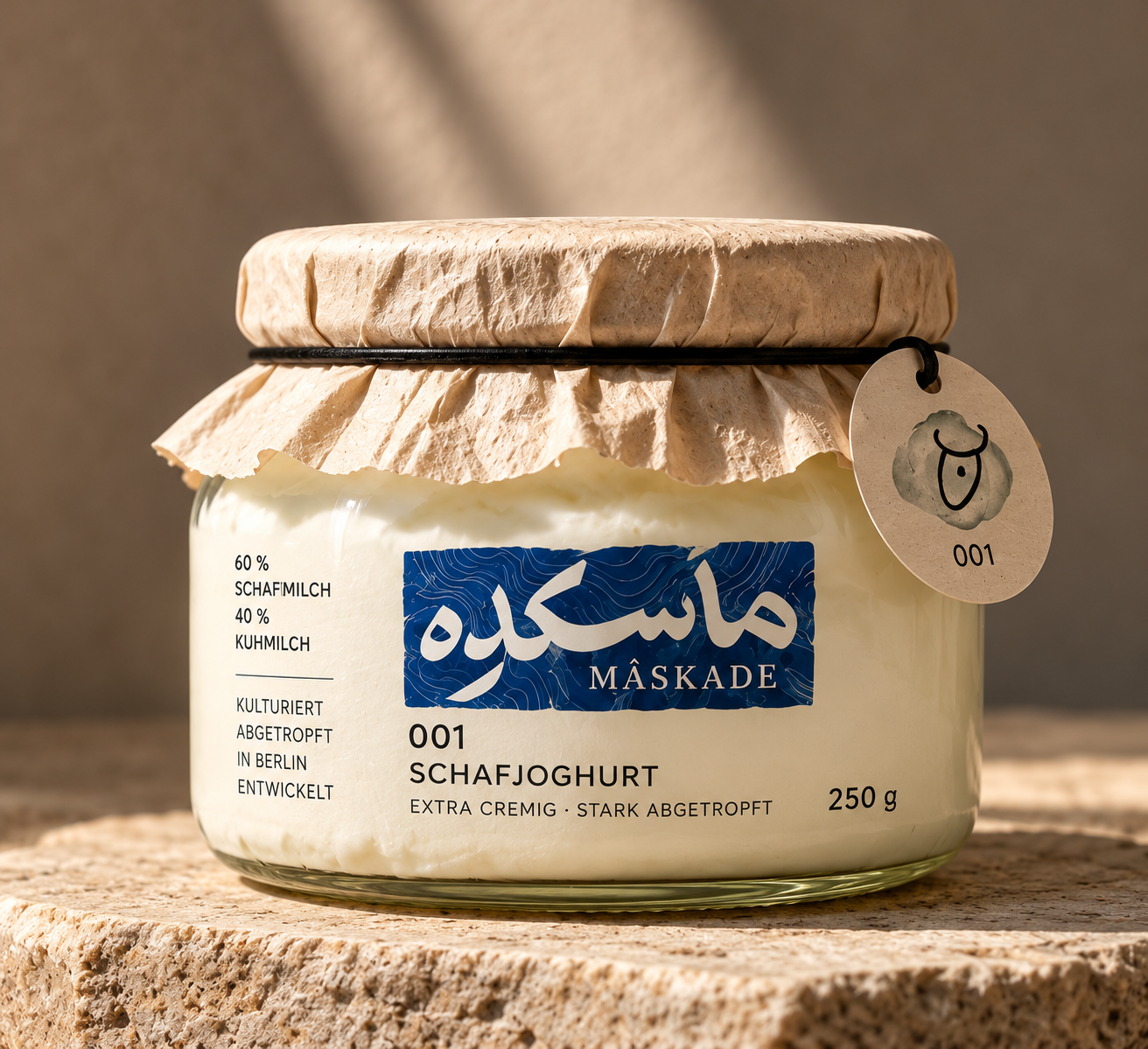 MÂSKADE 001 Schafjoghurt im Glas